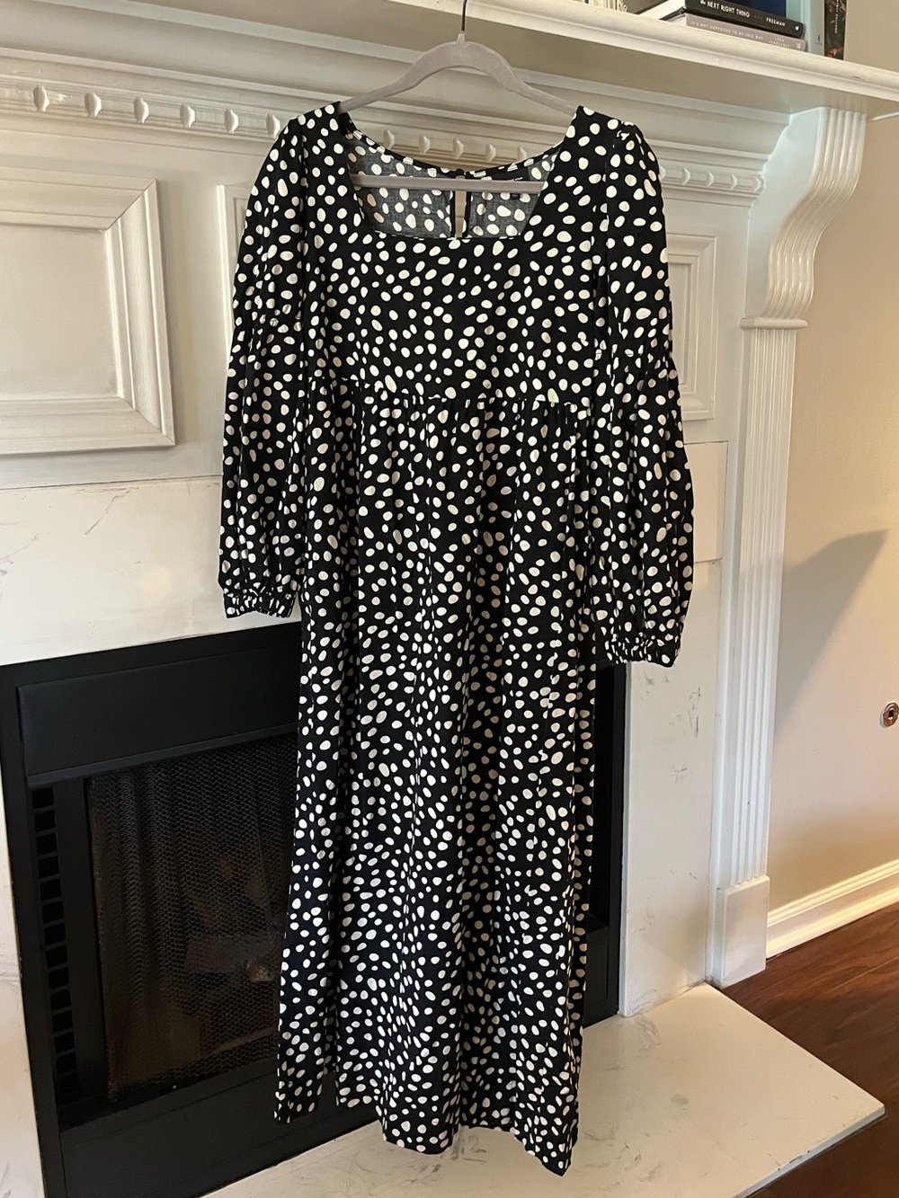 WhoWhatWear Polka Dot Maxi Dress
